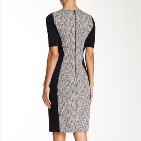 Elie Tahari Axel Sheath Dress Black Size 2 - Picture 2 of 8